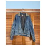 Vintage Carhartt Blanket Lined Denim Jacket 46