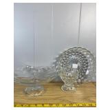 Clear Pressed Glass Tableware Lot w/ Bowls