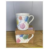 Hallmark Party Balloons Ceramic Mug In Box