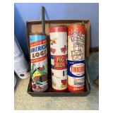 American Logs Tinkertoy Peg Blox Canisters