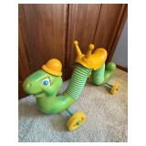 Hasbro Romper Room Inchworm Ride On Toy 1970s