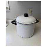 Applause Porcelain on Steel Stockpot with Lid