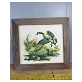 Sweeney 1978 3D Molded Canada Geese Framed Art