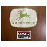 John Deere PAG Seeds Embroidered Cloth Patch Lot