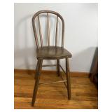 Bentwood Spindle Back Wooden Youth High Chair