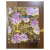 Vintage Purple Floral Pattern Cloth Photo Album