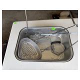 Vintage Roasting Pan & Kitchen Utensils Lot Skewer
