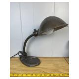 Industrial Gooseneck Desk Lamp w/ Tray Base