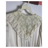 Handmade Cream Satin & Lace Wedding Gown Dress
