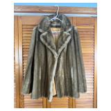 Tissavel France Vintage Faux Fur Coat England