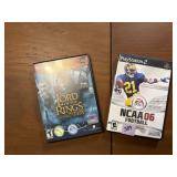 PlayStation 2 NCAA 06 Lord of the Rings PS2 Lot