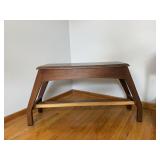 Mid-Century Style Wooden Organ Piano Bench Storage