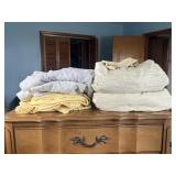 Hand-Made Pinch Pleated Drapery Panels Lot of 4