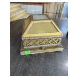Antique Slag Glass Flush Mount Ceiling Light Shade