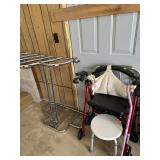 Medical Mobility Aids Lot Rollator Walker Chair Ca