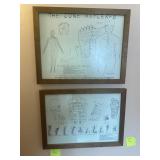 Framed Zone Reflexes Therapy Charts - Qty 2