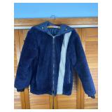Reversible Fleece Nylon Hooded Parka Jacket