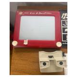 Vintage Etch A Sketch View-Master Magic Tricks Lot