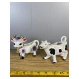 Ceramic Cow Creamer Pitchers Lot Incl. Souvenir