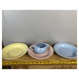 Lu-Ray Pastels TS&T Creamer & Soup Bowls Set