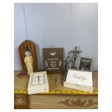 Religious Decor & Crucifix Lot