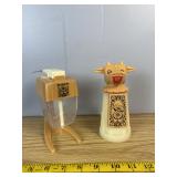 Plastic Cow Whistling Creamer & Sugar Dispenser
