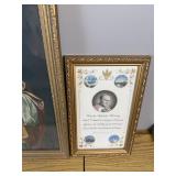 Sacred Heart of Jesus Pope John Paul II Framed Art