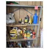 Garage Chemical Fluids & Auto Care Supplies Lot