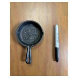 MoorMan?s Cast Iron Miniature Skillet Ashtray