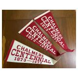 Chalmers Centennial 1873 to 1973 Souvenir Pennant