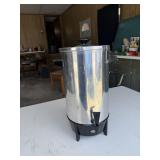 Vintage Automatic 30-36 Cup Coffee Percolator Urn