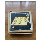 Interpur Solid Brass Tic-Tac-Toe Game Set In Box