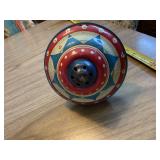 Vintage Cartoon Litho Tin Spinning Top