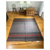Northern Ohio Blanket Mills Wool Striped Blanket