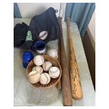 Baseball Bats Dodgers Balls Duffel Lot