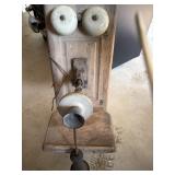 Antique Western Electric Oak Wall Telephone