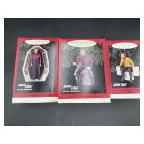 Hallmark Keepsake Star Trek Figure Ornaments (3)