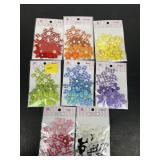 Queen & Co. Blossoms Craft Accents - 8 Packs