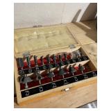 Craftsman Router Bit Set in Wood Case
