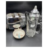 Red Wing Bob White, Sunbeam Toaster & Percolator