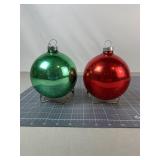 Shiny Brite Jumbo Glass Ornaments - 2