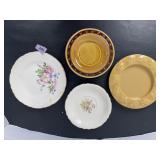 Assorted Ceramic Plates & Saucers Lot of 4
