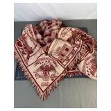 Americana Eagle Patriotic Tapestry Throw