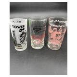 Advertising Glasses - Standard Oil, Wizard of Oz