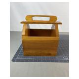 Wood Handled Tool Tote or Carry Box