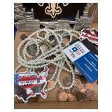New Orleans Saints & Jewelry Lot