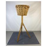 Woven Wicker Tripod Plant Stand