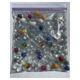 Glass Marbles & Clear Game Marbles