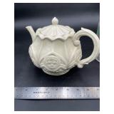 Ceramic Teapot & Citrus Glass Carafe