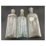 Caldwell's & Mellin's Food Embossed Bottles